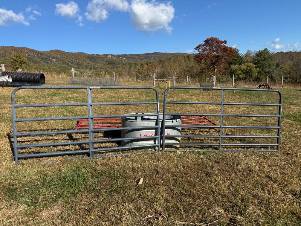 Two 8’ 7 bar gates