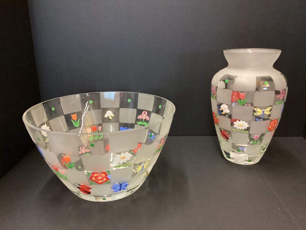 Summer set (vase and bowl)