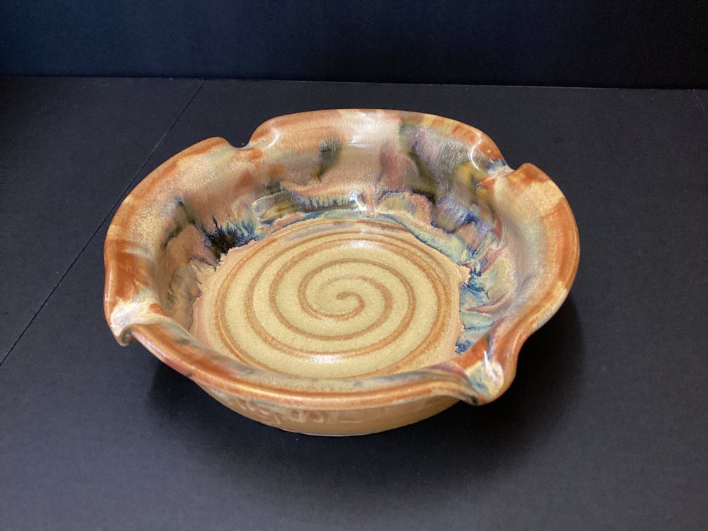 Brie pottery dish
