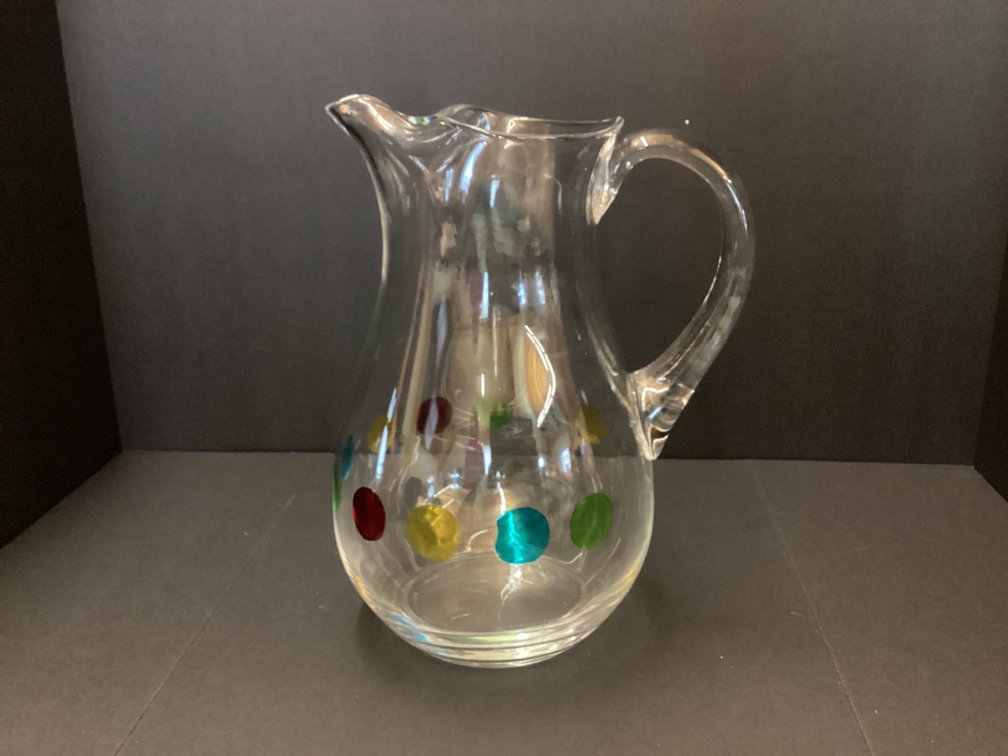 Glass pitcher