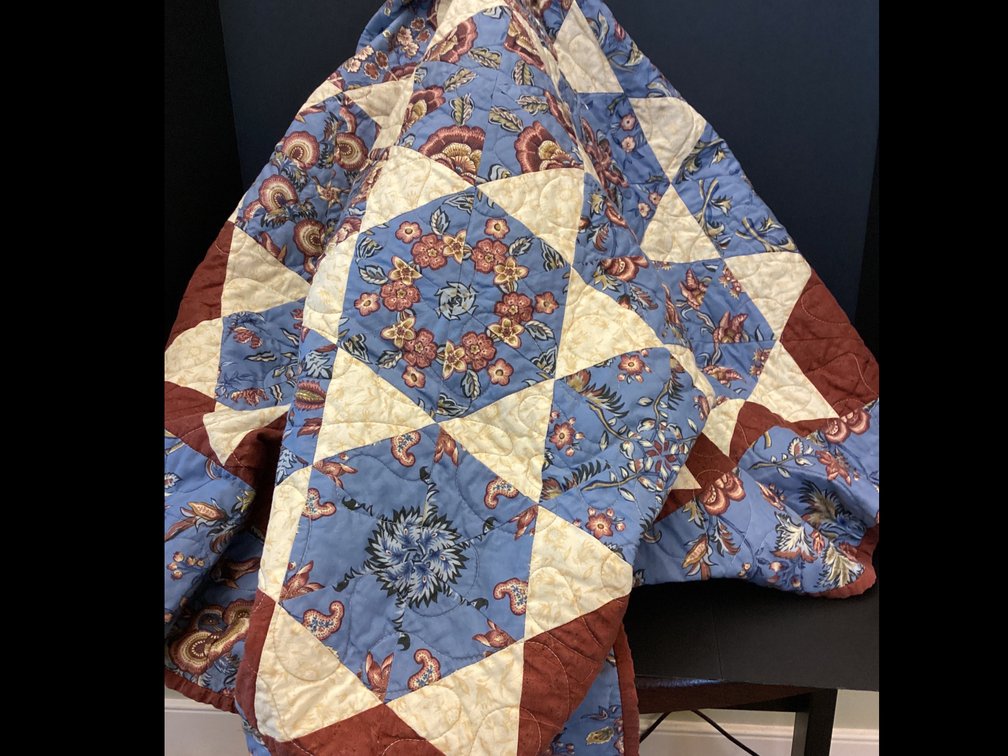 Handmade lap quilt