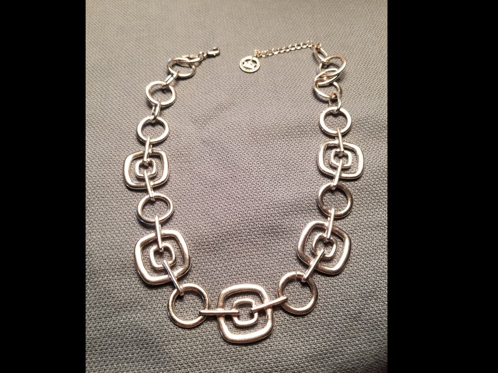 Trifari Silver Link Neckace