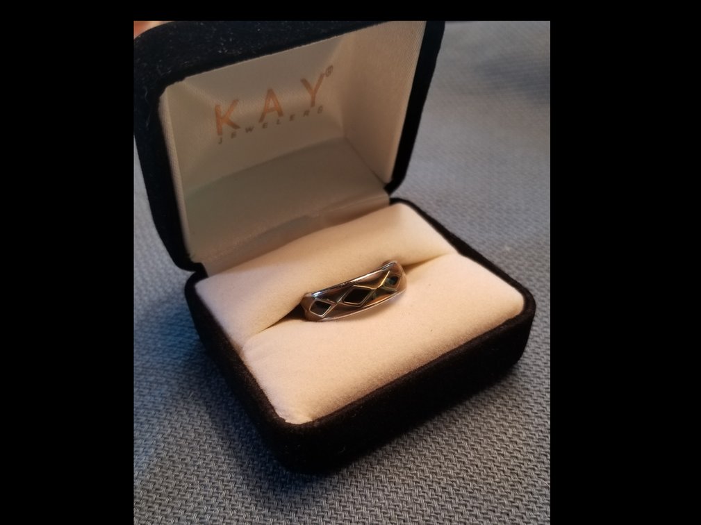 Silver ring with Enamelwork
