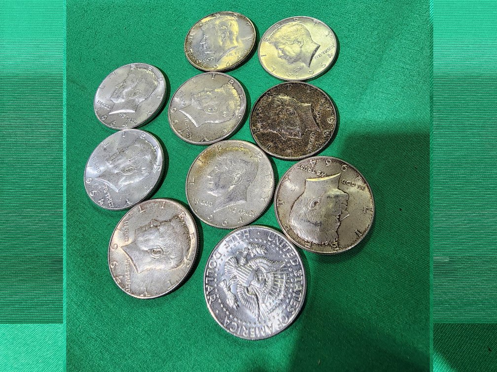 Silver Kennedy  half dollar