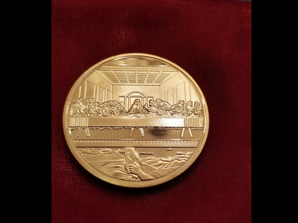 The Last Supper Collectors Coin 24k Gold plated