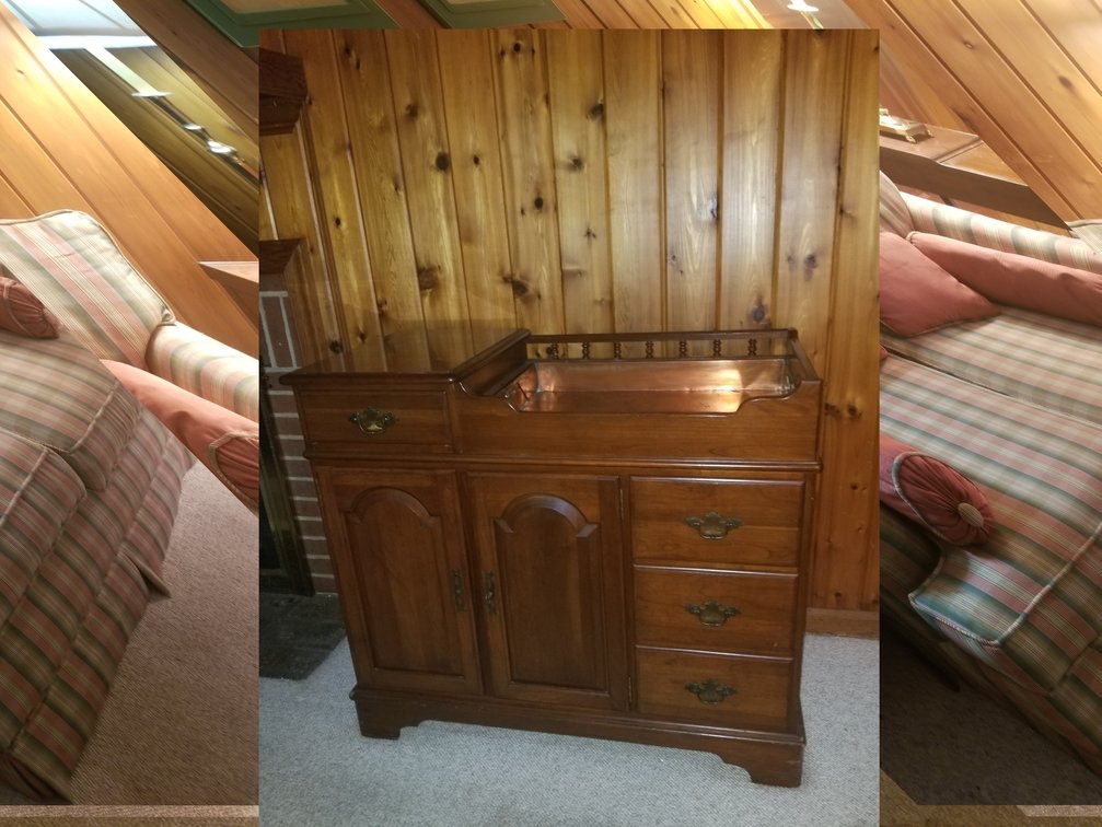 Ethan Allen Cherry Dry Sink