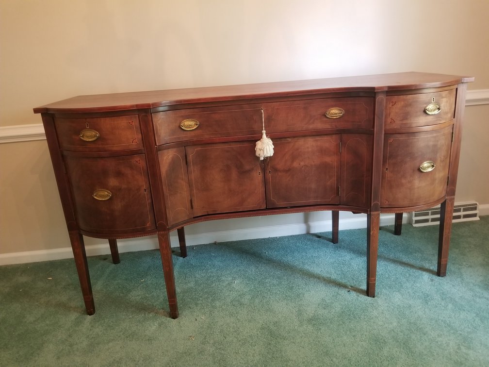 Inlaid Hepplewhite style sideboard