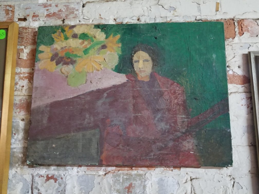 Oil on Canvas of a Woman