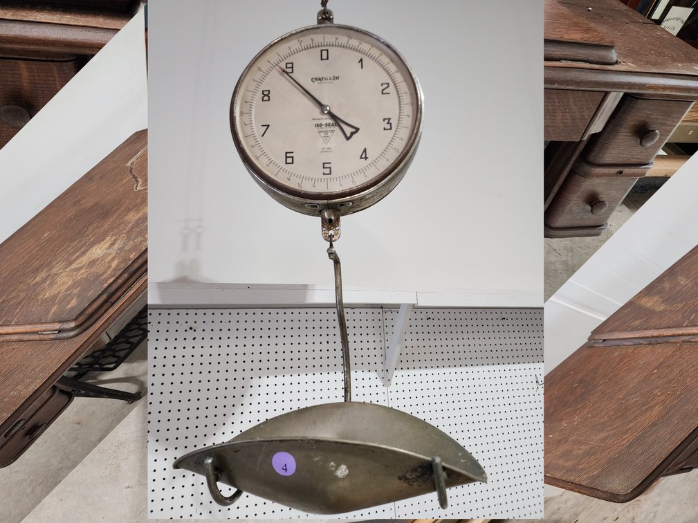 Antique  Hanging Chatillon scale