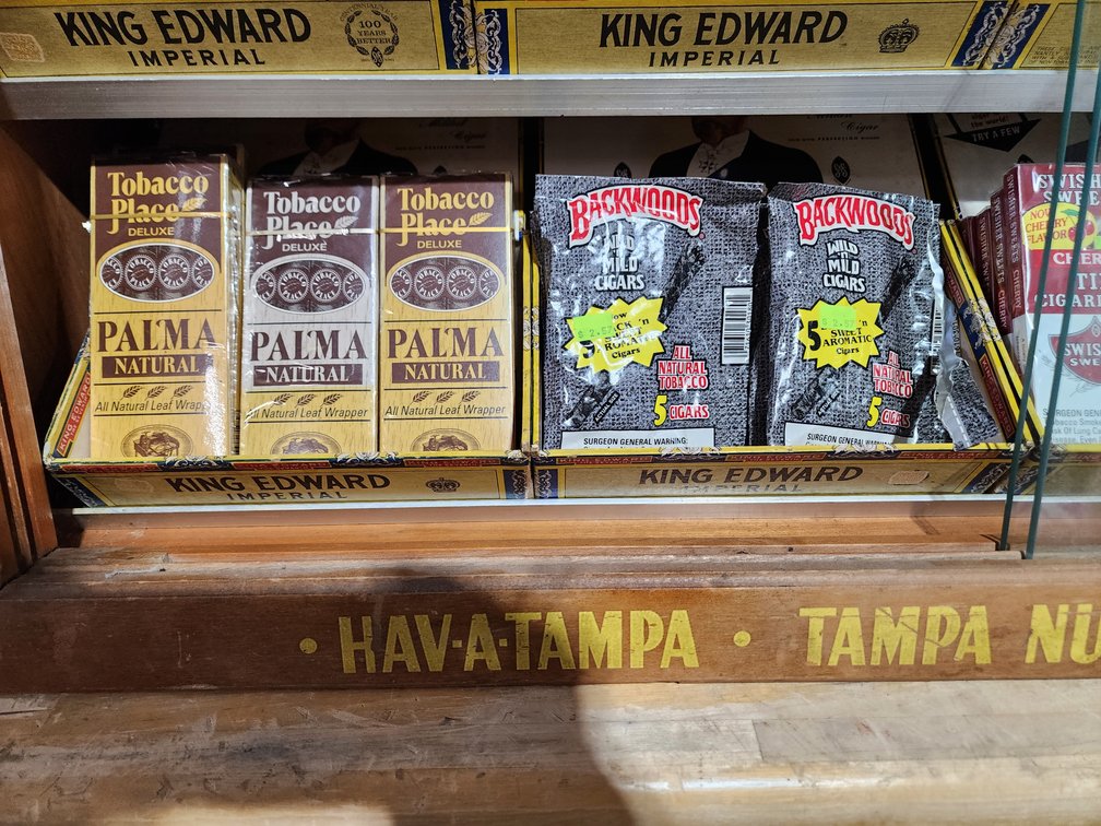 Shelf lot of tobacco 