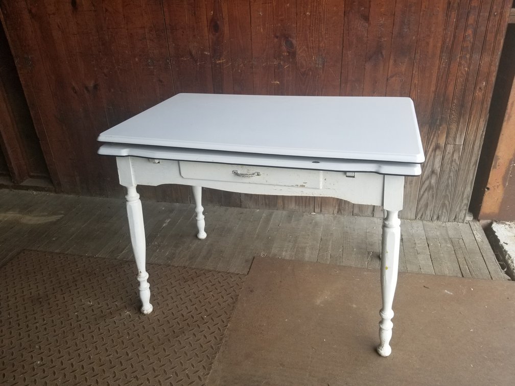 1920's-40's Porcelain Top Kitchen Table