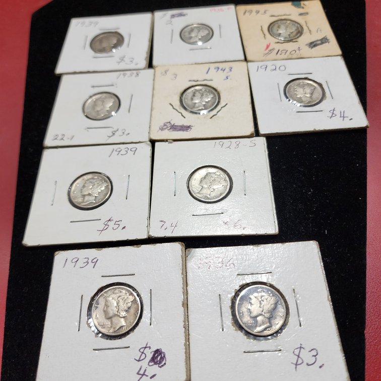 Mercury dimes