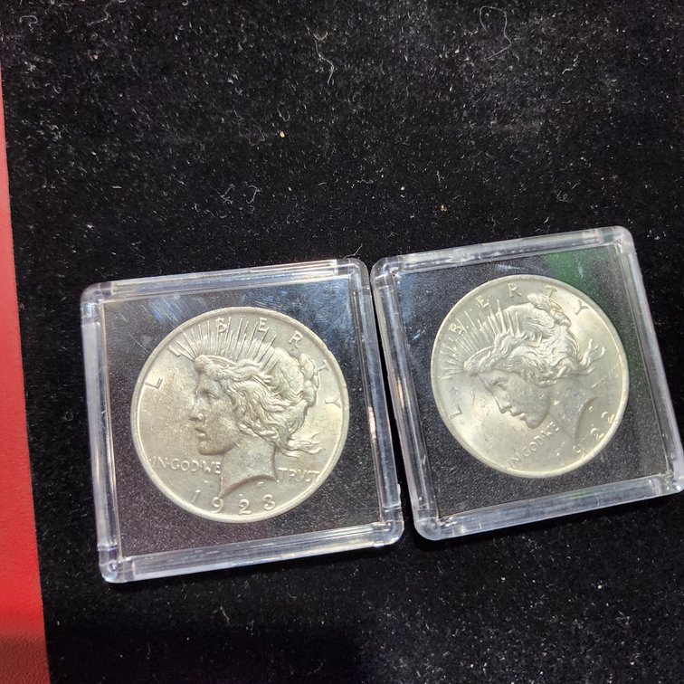 Peace Silver dollars