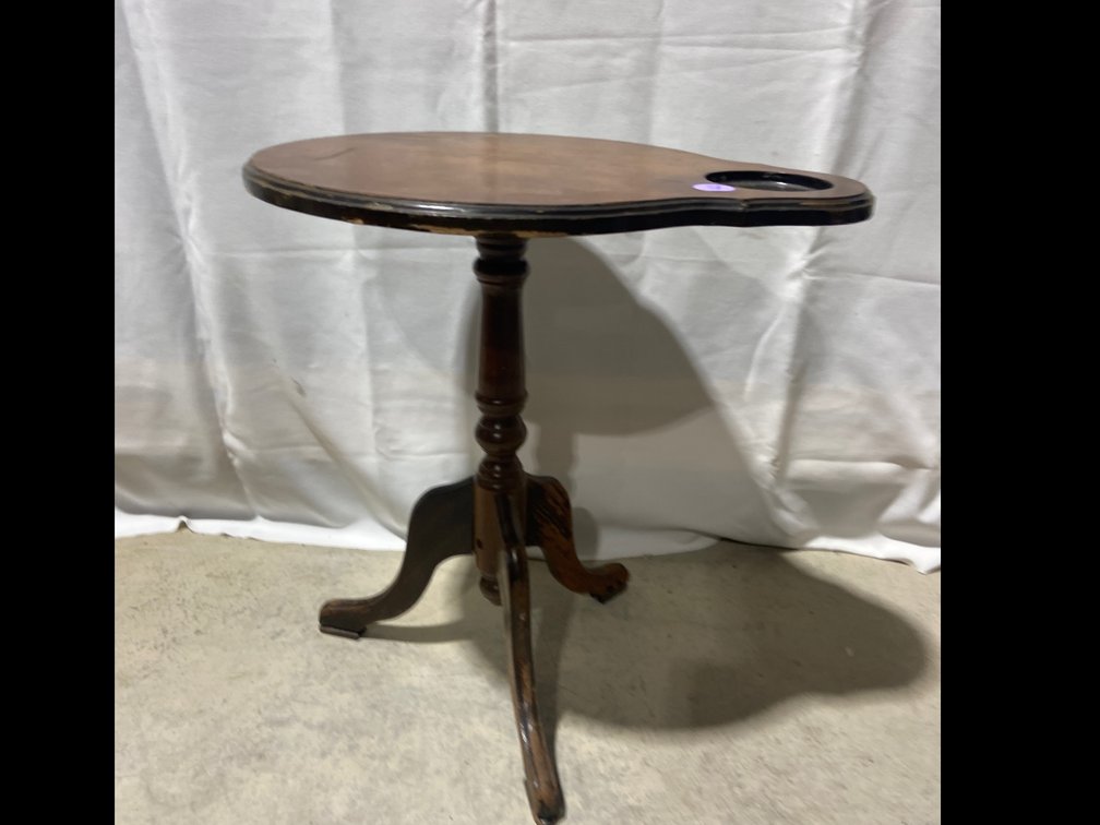 Antique ashtray table