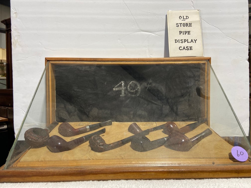 Old storage pipe display