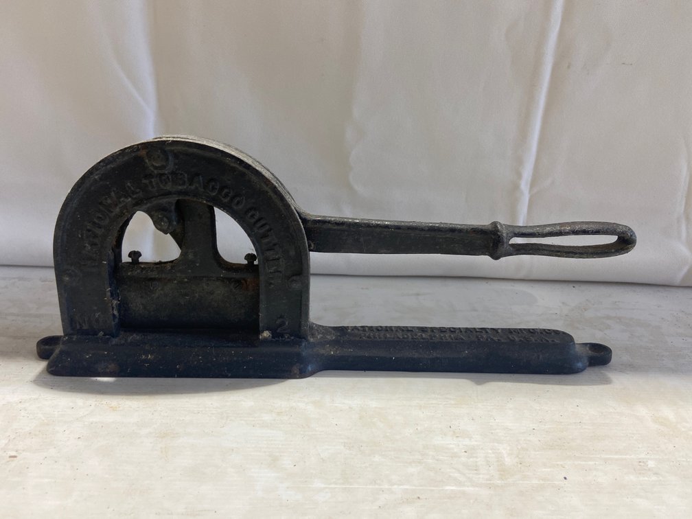Cast iron tobacco cutter