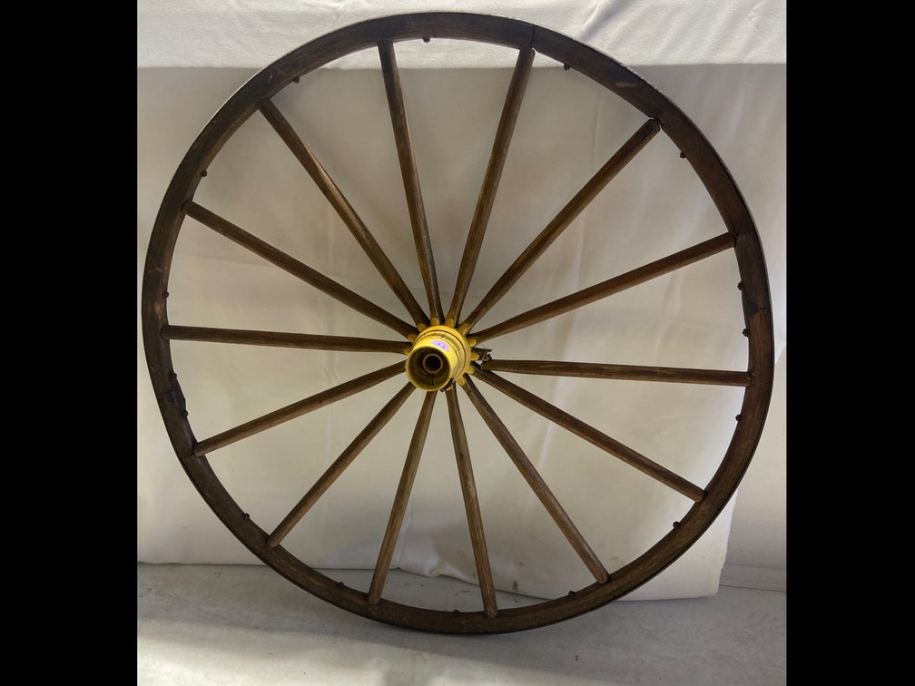 Vintage buggy wheel