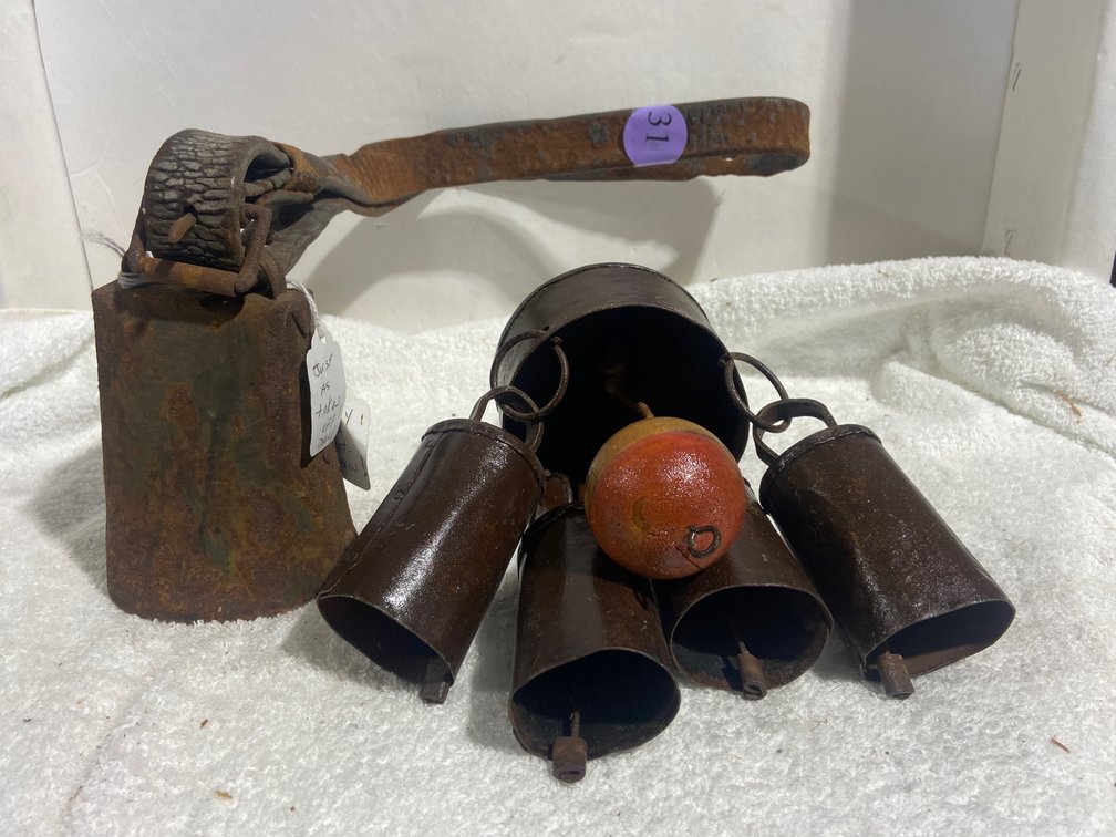 Antique cow bells