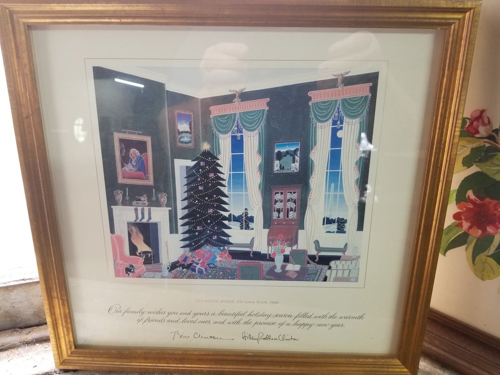 Presidential Christmas card 1996 - The Clintons