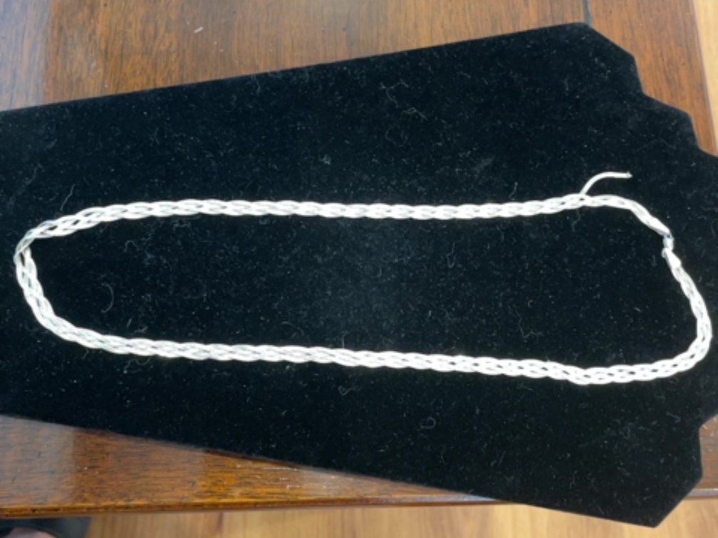 Sterling Silver Braided Chain