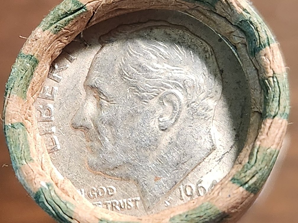 $5 roll of Silver Dimes 