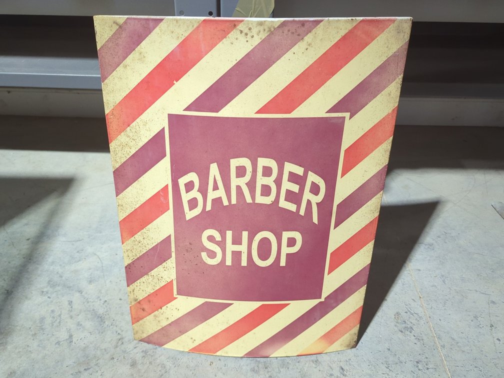 Heavy Metal Barber Shop Sign