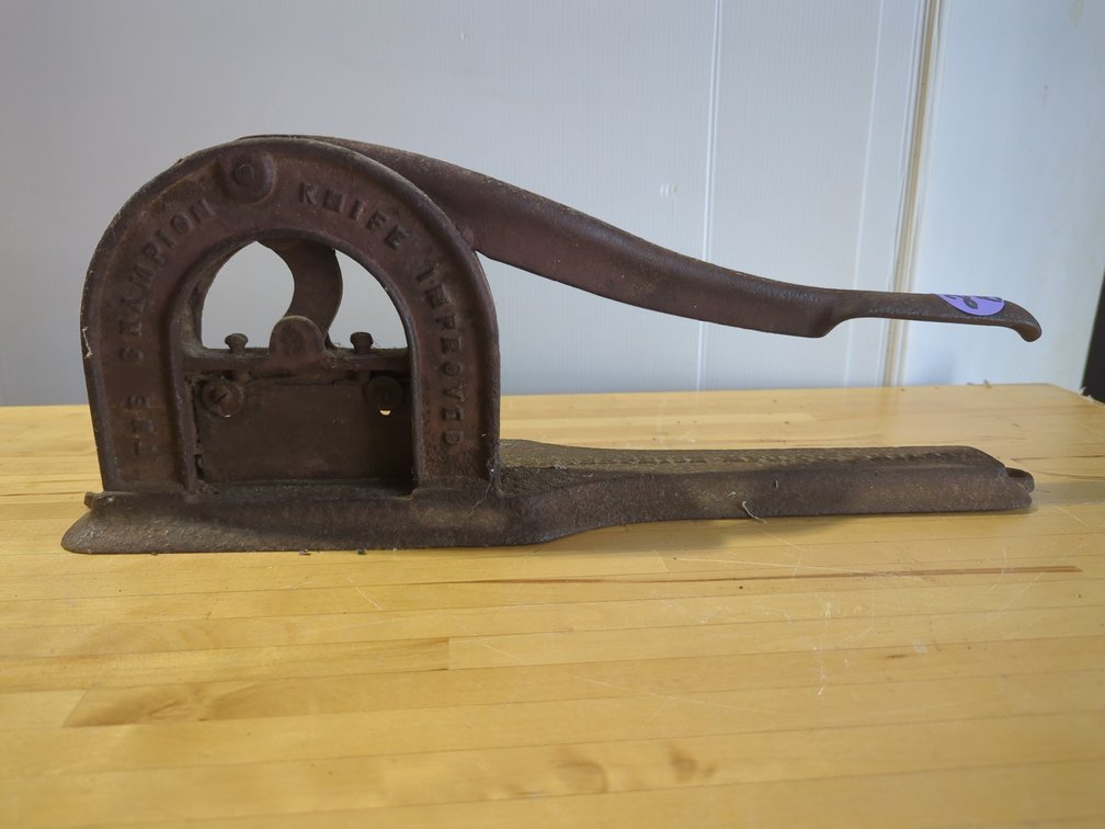 Antique Tobacco Cutter