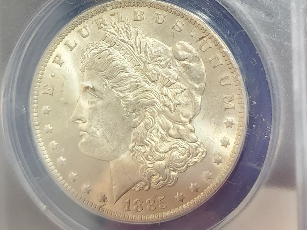 1885-0 MS63 1885 Morgan Dollar