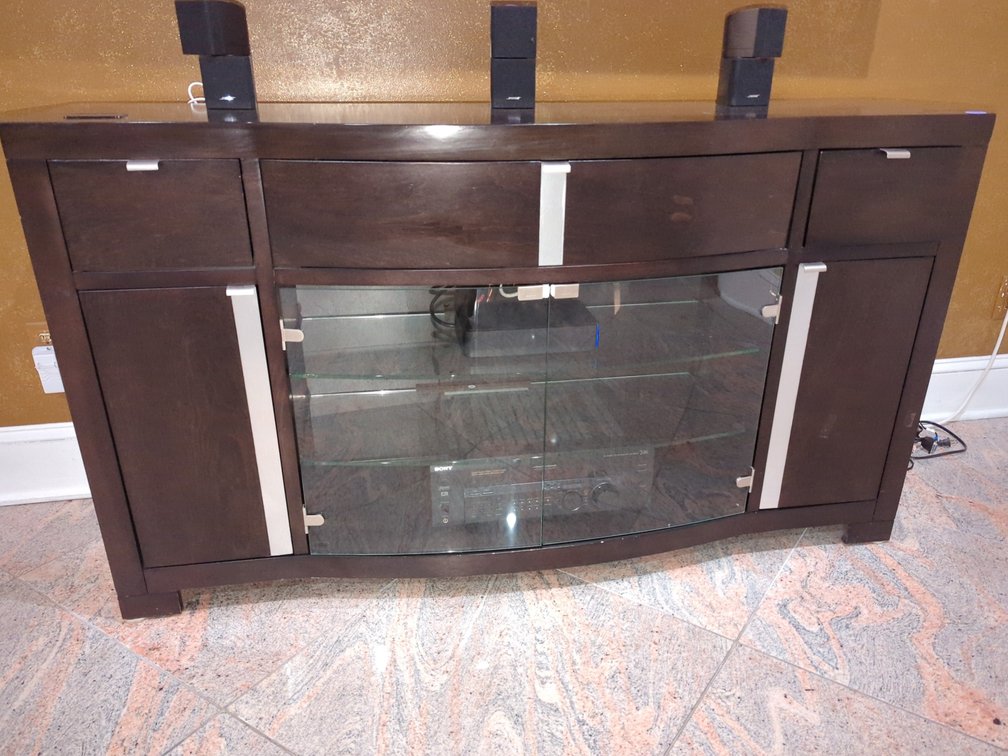 Media Console Cabinet 