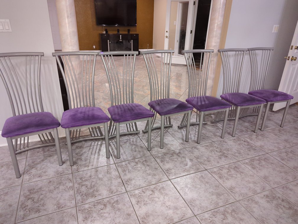 Contemporary Metal Dining Room Chairs 