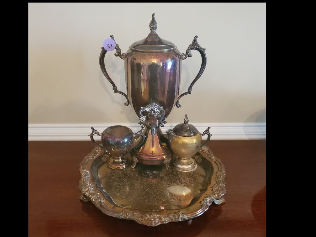 Silver Plate Tea Set