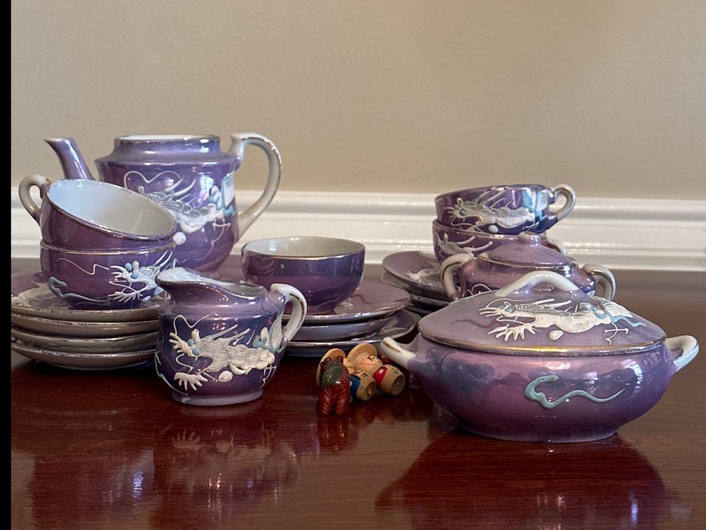 Vintage Japan Dragon Children’s Tea Set