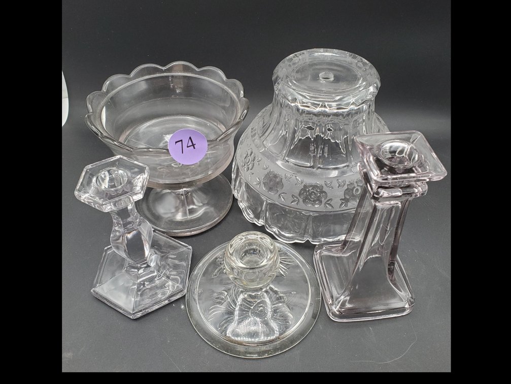 Clear Glassware Assorted Lot
