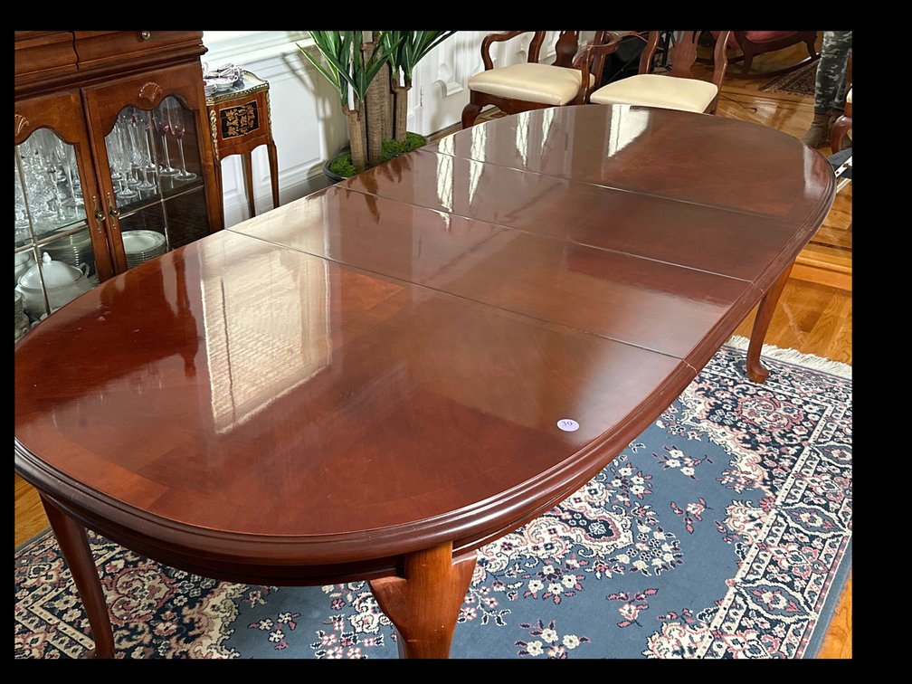 Solid Wood Dining Room Table 