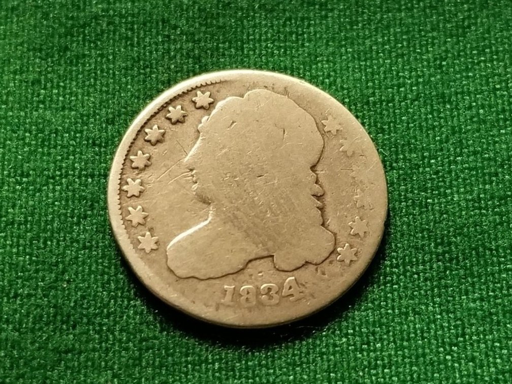 1834 U.S. Capped Bust Silver Dime