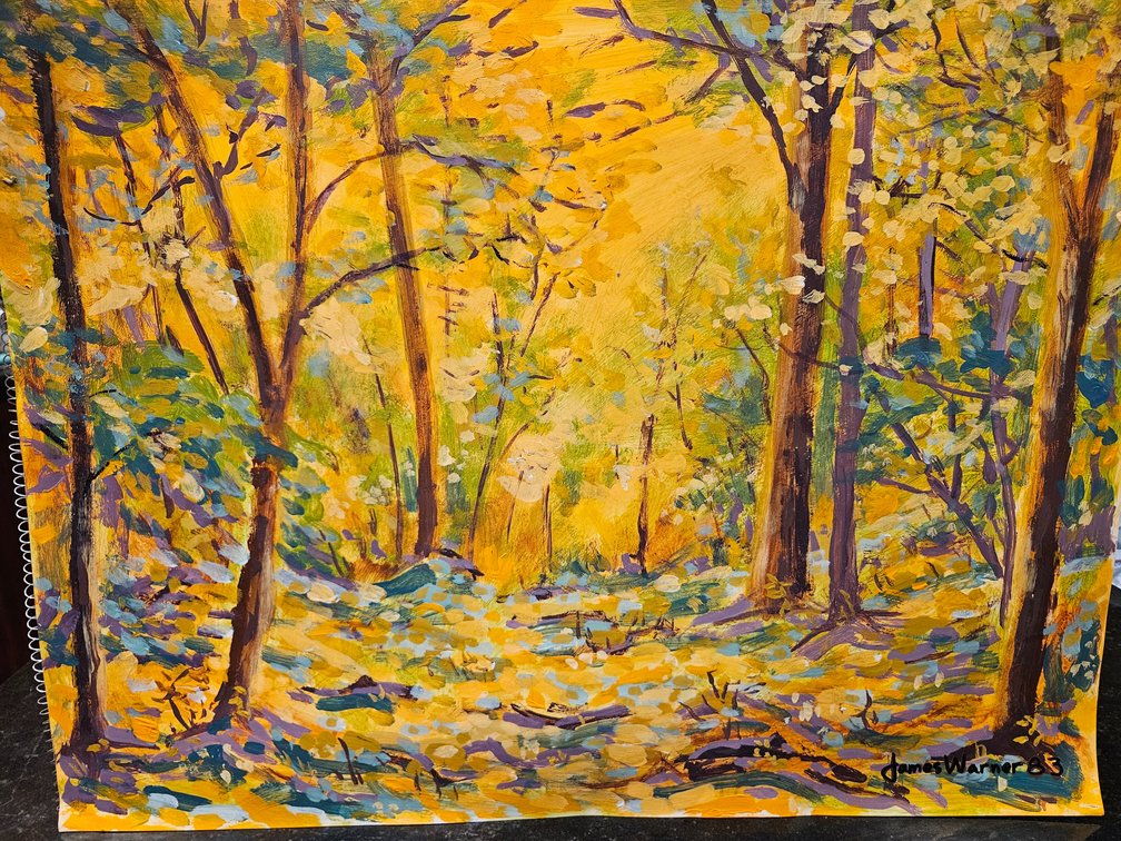 Painting by Richmond Artist James L Warner 