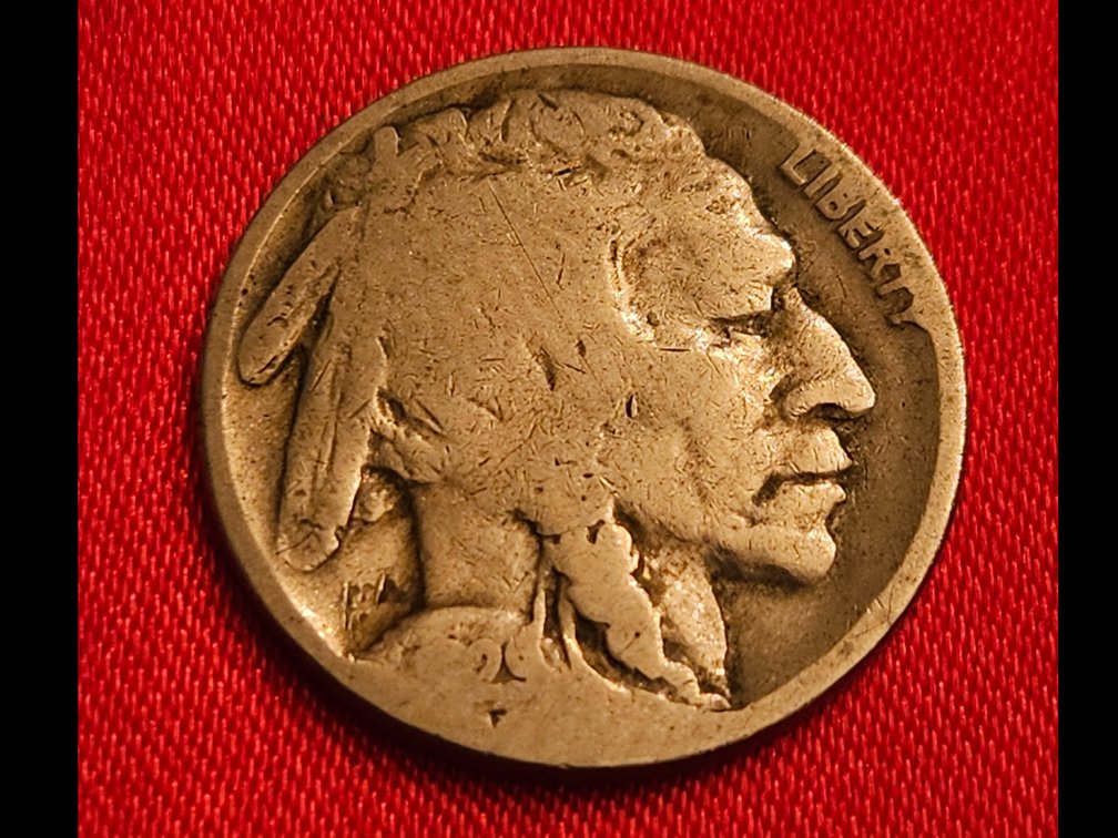 1929 US Buffalo Nickel and Vintage Tin Box