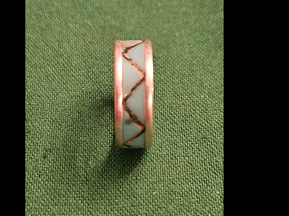Native American Style Silver and Turquoise Ring