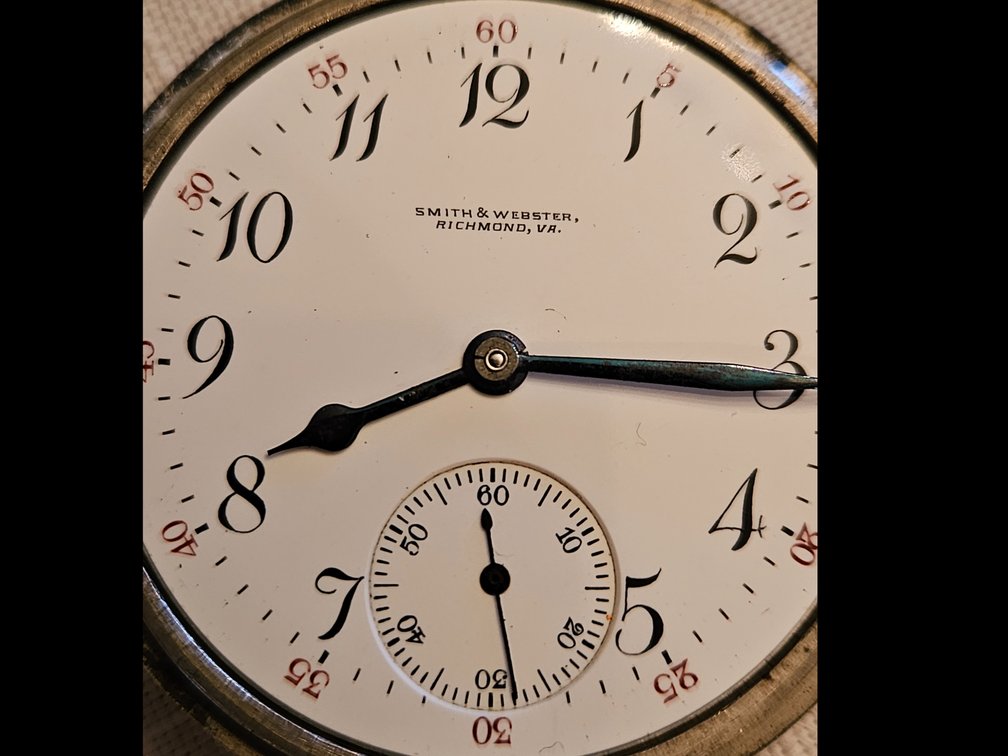 1905 Richmond, VA Gentleman's Pocket Watch