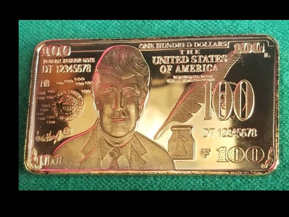 Trump 24k Gold Commemorative Token