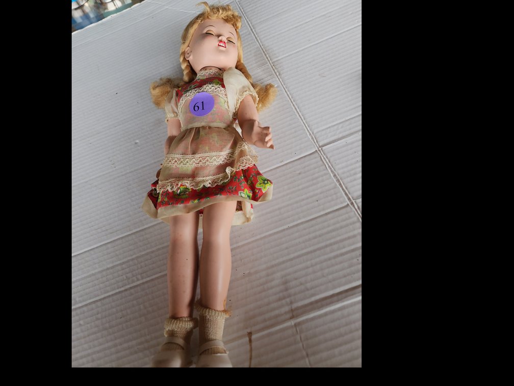 Vintage Doll 18 in. Unbranded 1950