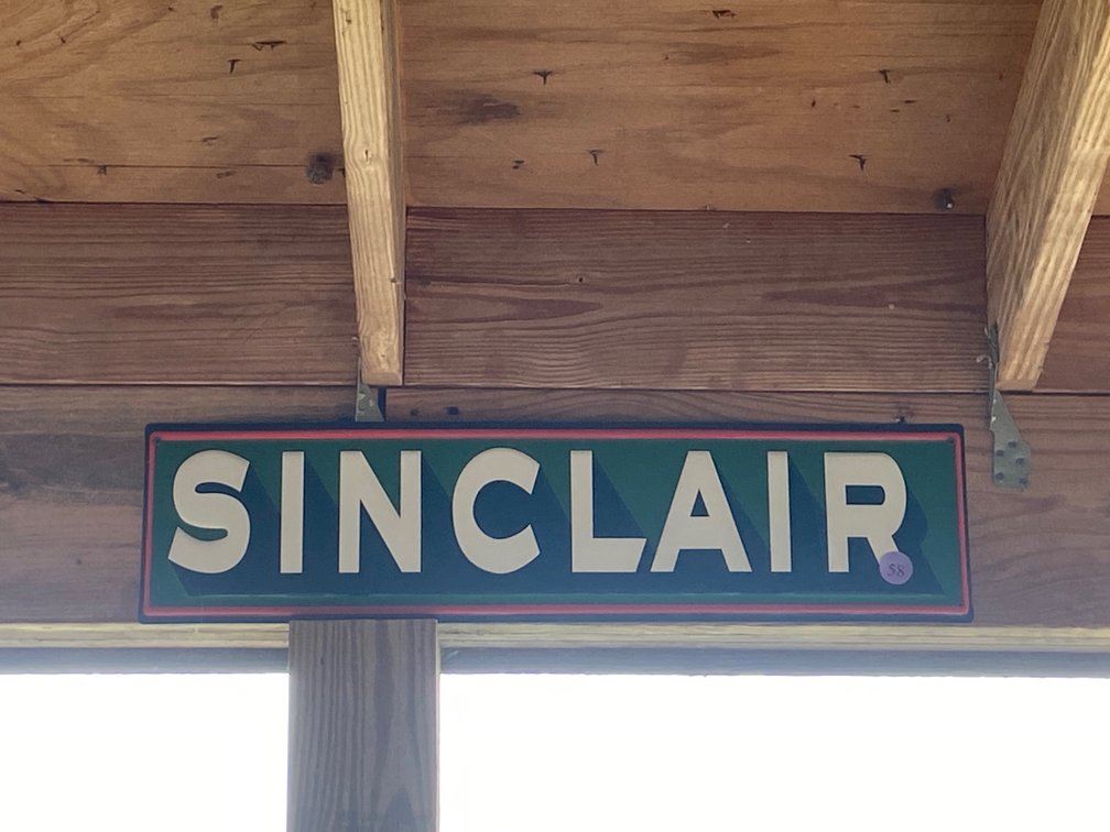 Heavy Metal Sinclair Advertising SINCLAIR Sign