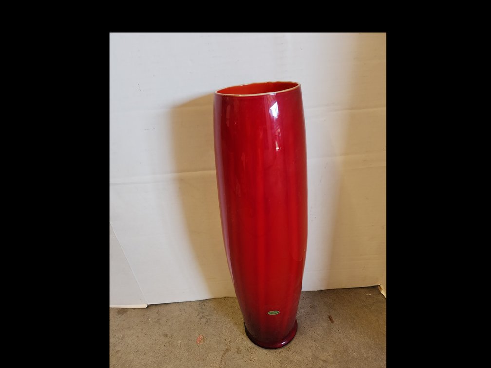 Venetian Glass Hand Made Tall Vase