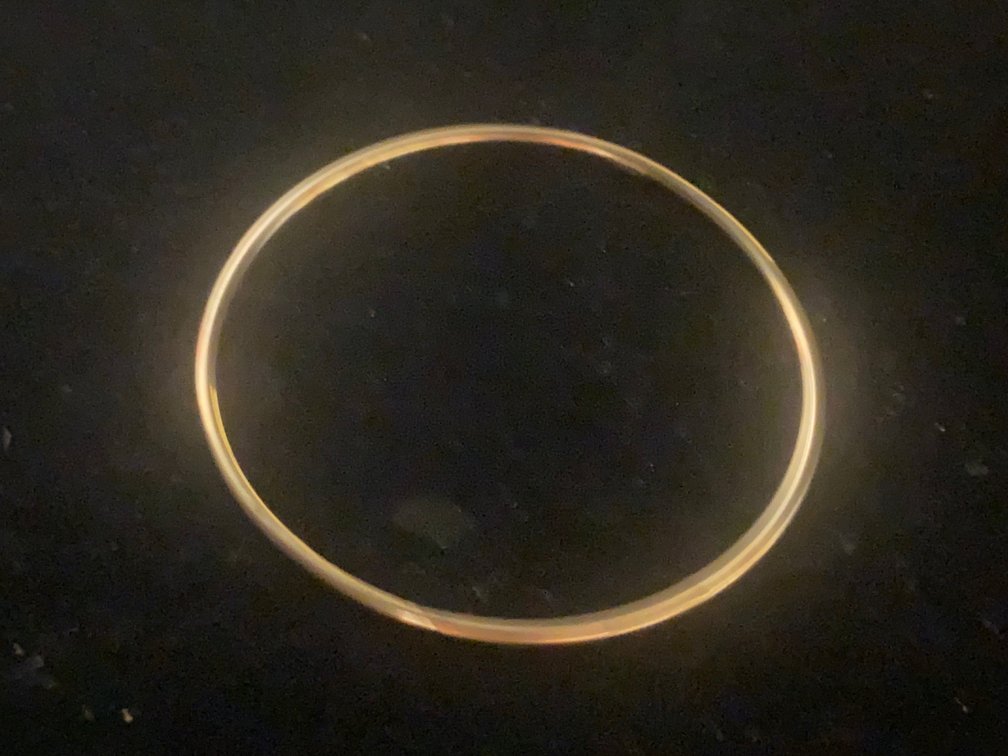 14k Gold Hoop Bracelet