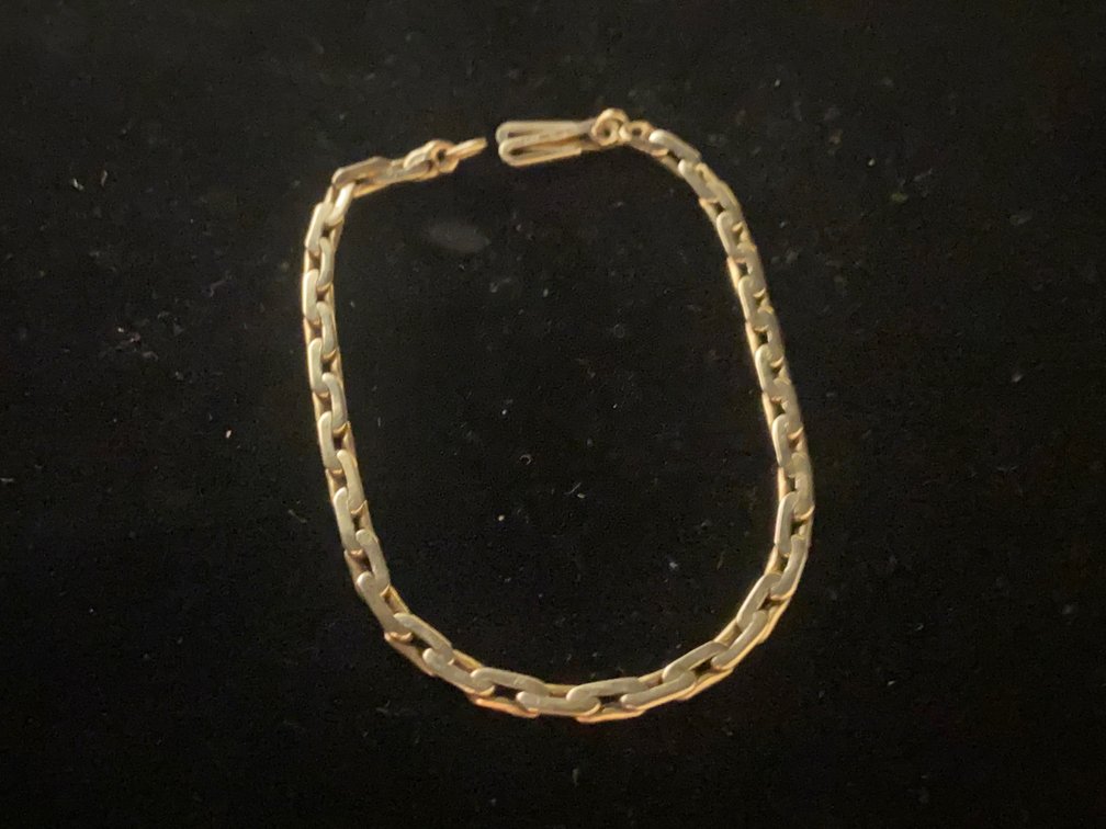 14k Gold Heavy Link Bracelet