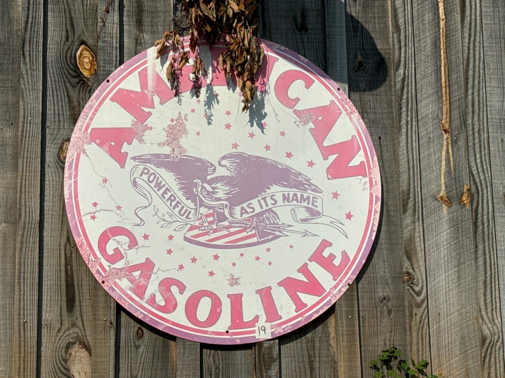 Heavy Metal American Gasoline Sign
