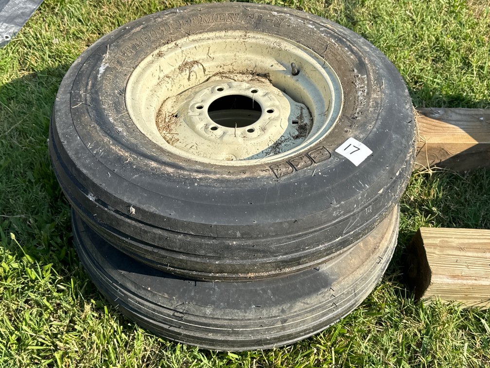 (2) Brand New Hay Wagon Tires/Rims