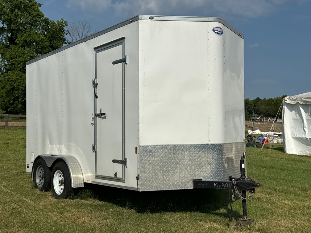 2020 Forest River  Trailer - 2019 V-Nose Dual Axel Trailer 14ft long not including the v nose part