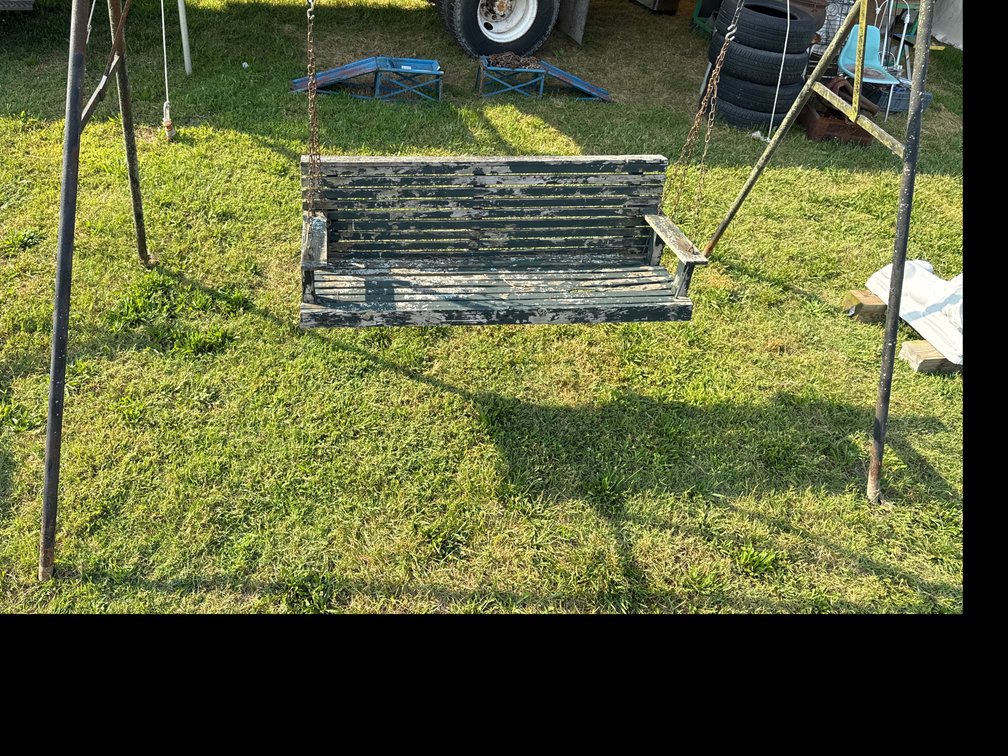 Heavy Metal Outdoor Swing