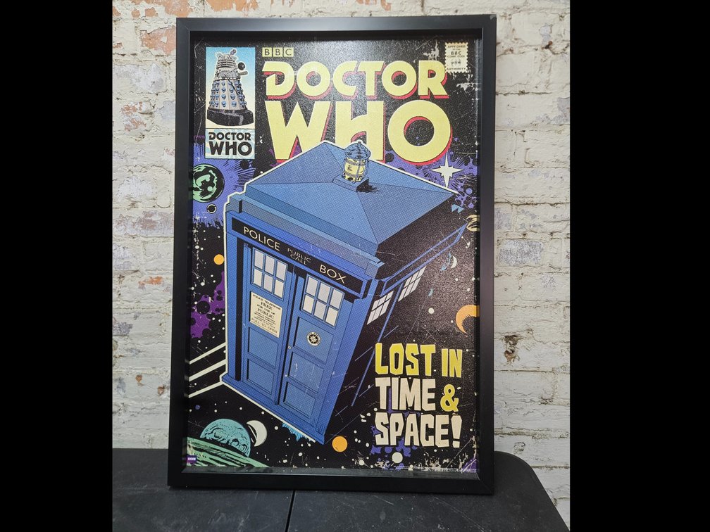 Framed Art - Doctor Who - Lost in Time And Space